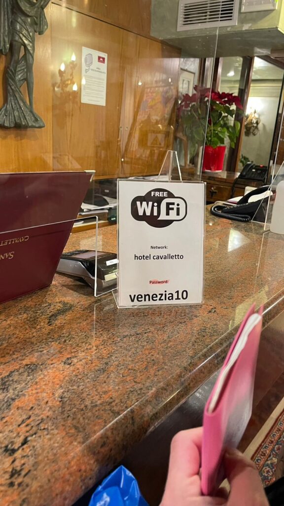 ホテルに設置されているWi-Fi