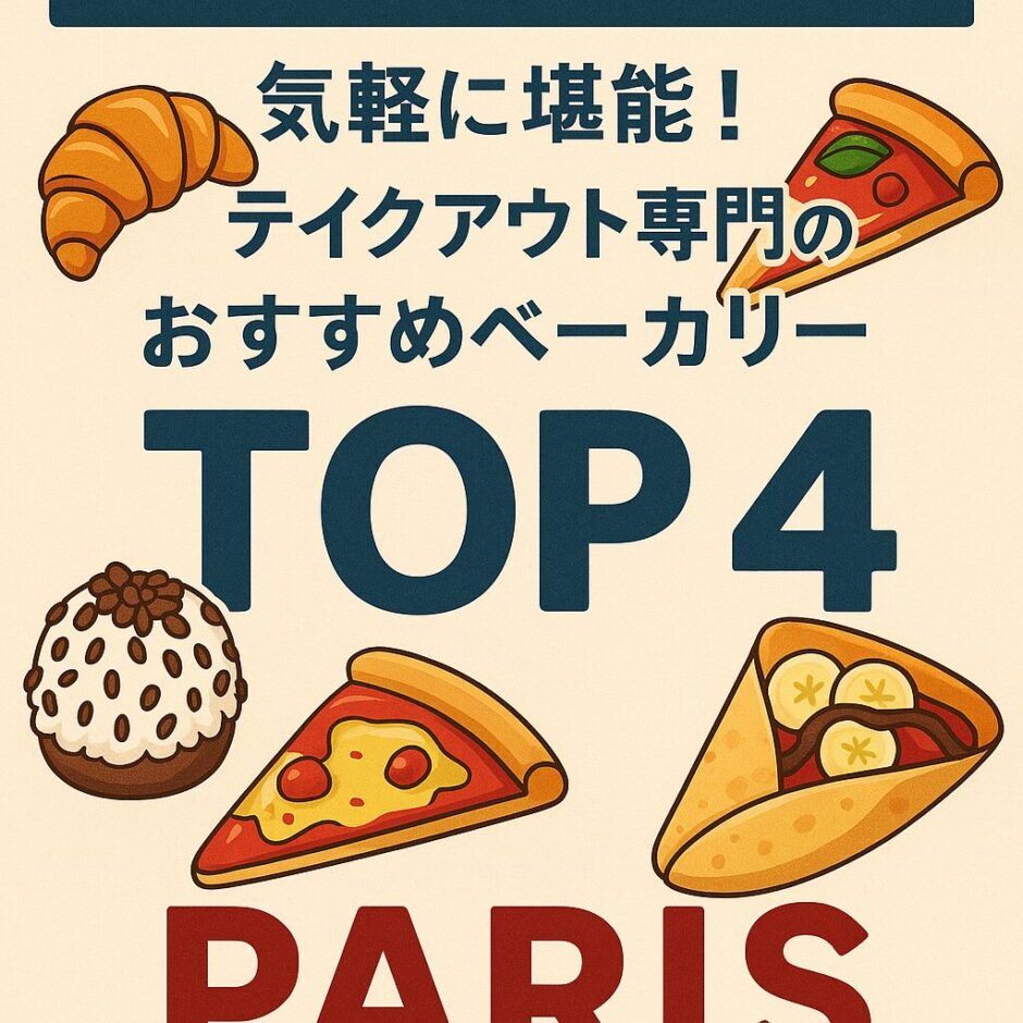パリのおすすめテイクアウトベーカリー4選のサムネイル画像